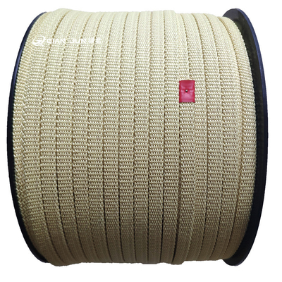 100% kevlar aramid yarn ropes and roller sleeves for glass tempering machine furnace