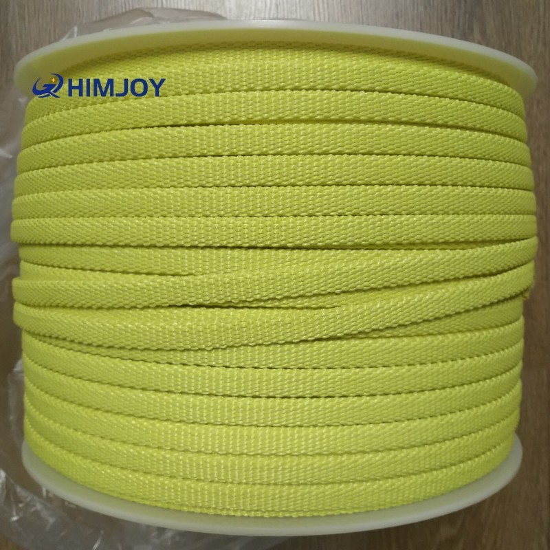 kevlar aramid cord rope flat rope 12*4mm 12*3mm square ropes 4*4mm etc