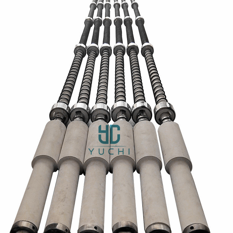HEATERS FOR UNIGLASS (GLASTON) UGC 2448 TEMPERING FURNACE TAMGLASS (GLASTON) HEATING ELEMENTS HEAT SPIRAL COILS